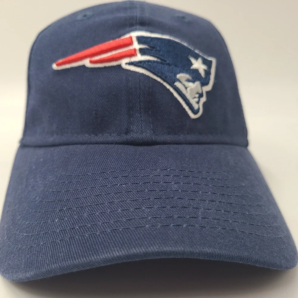 Youth New England Patriots Hat Strapback New Era 9Twenty Blue Red NFL Football